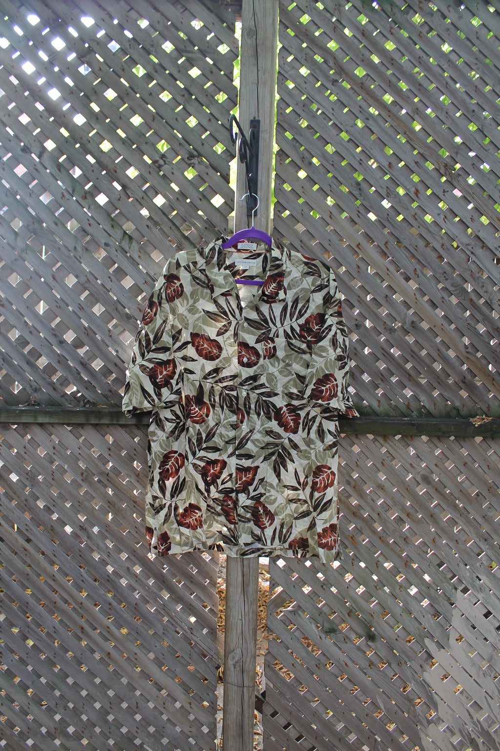 Vintage 1990s Cutter & Buck All Over Print Button Up /