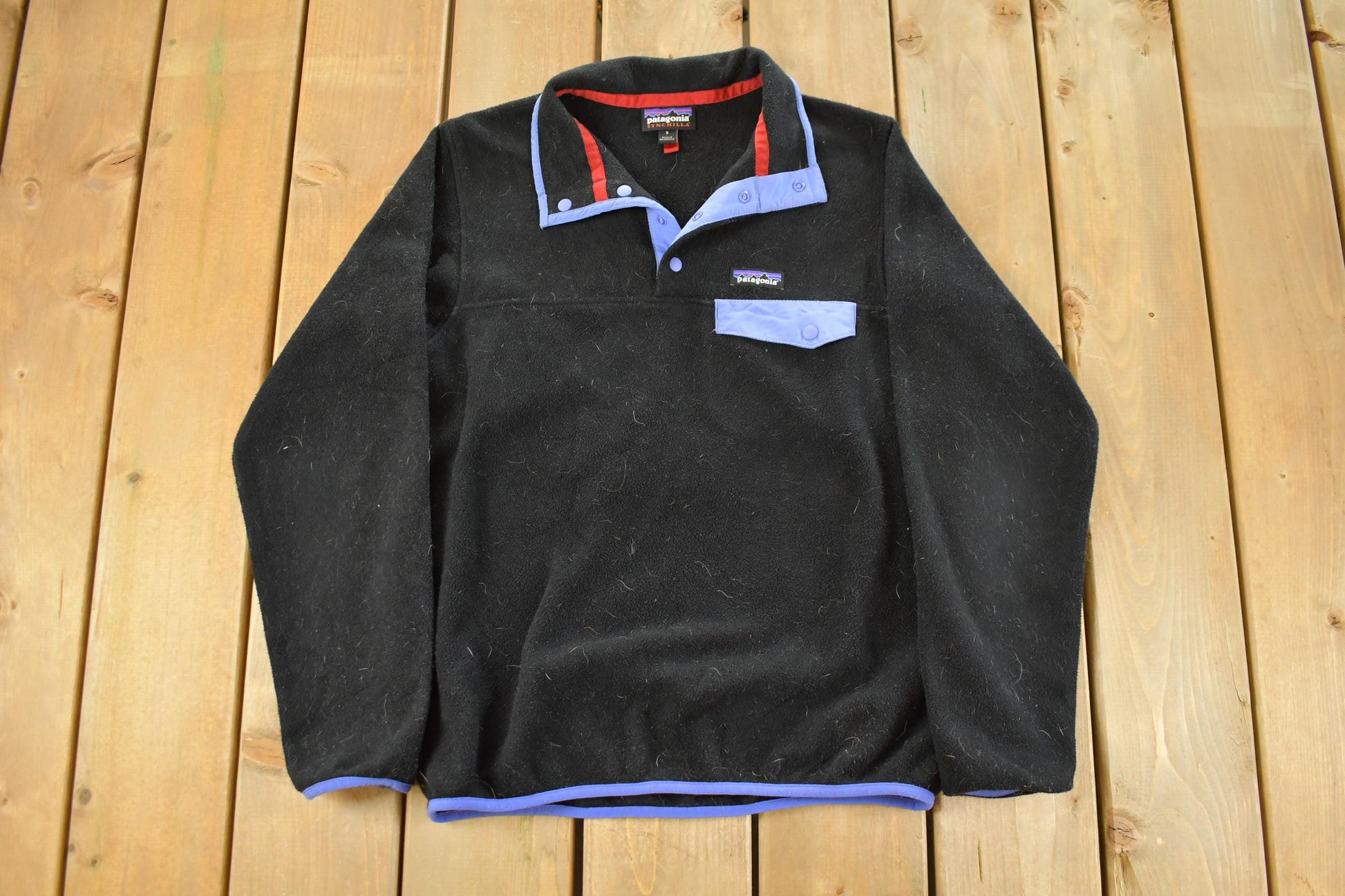 Vintage 2000s Patagonia Synchilla Snap T Fleece Sweater Women's Small