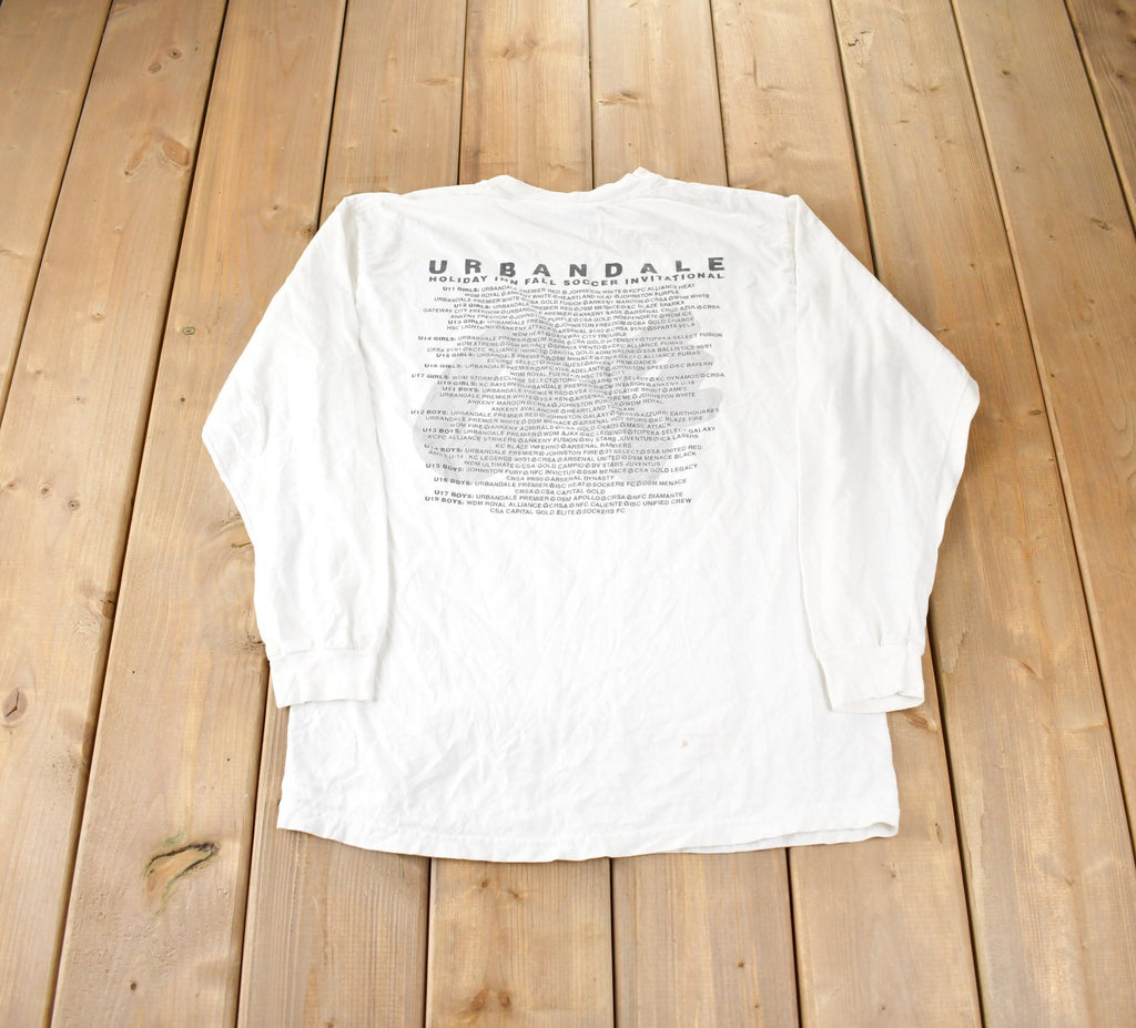 Vintage 2004 Urbandale Soccer Souvenir Travel T Shirt Made In USA