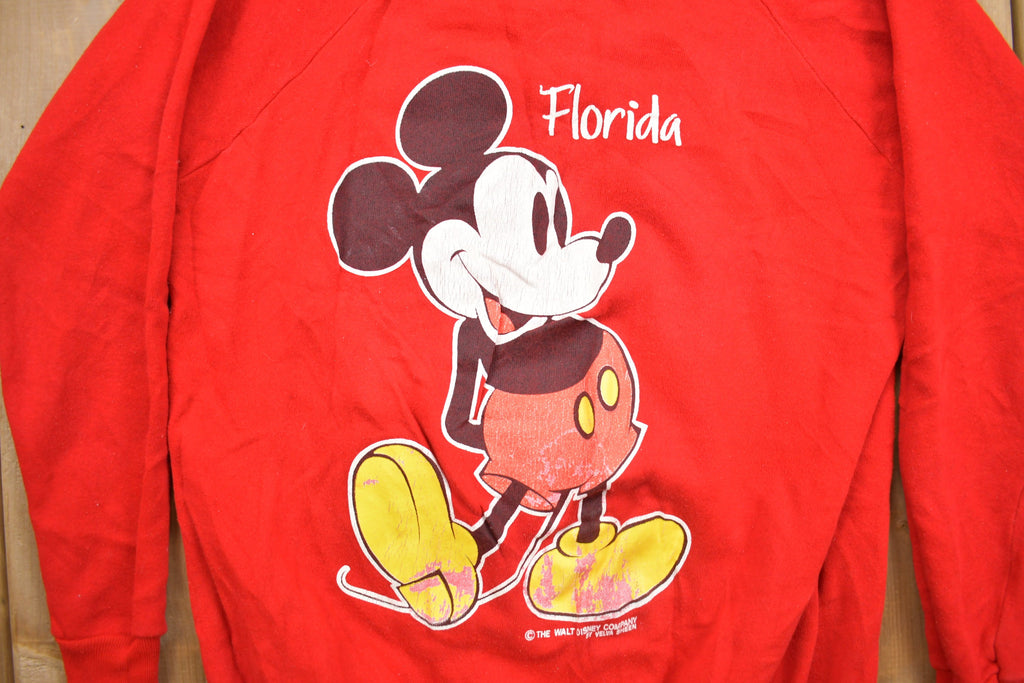 Vintage 1990s Velva Sheen Mickey Mouse Disney Florida Crewneck
