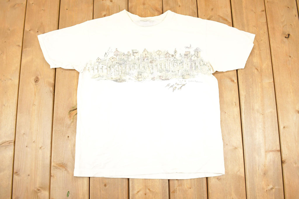 Vintage 1990s Northern Reflections Birdhouses FAB Outdoorsman T-Shirt Women's M