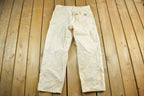 Vintage 1980s Carhartt Paint Distressed Carpenter Work Pants Adult 37 x 30