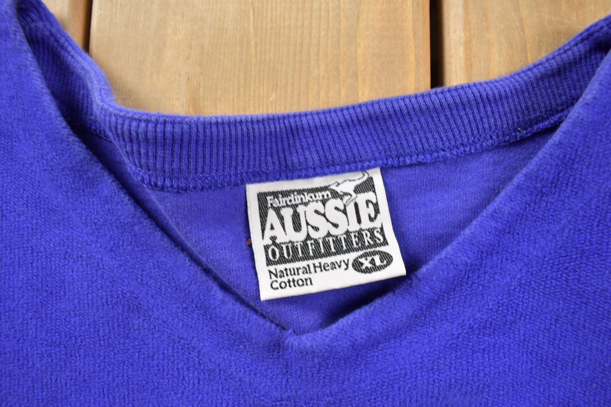 Vintage 1990s Aussie Sport Blank v-Neck Sweatshirt