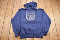 Vintage 1990s University of Ithica Collegiate Crewneck  Sweatshirt  Embroidered  NCAA Sweatshirt  Sportswear  Athleisure