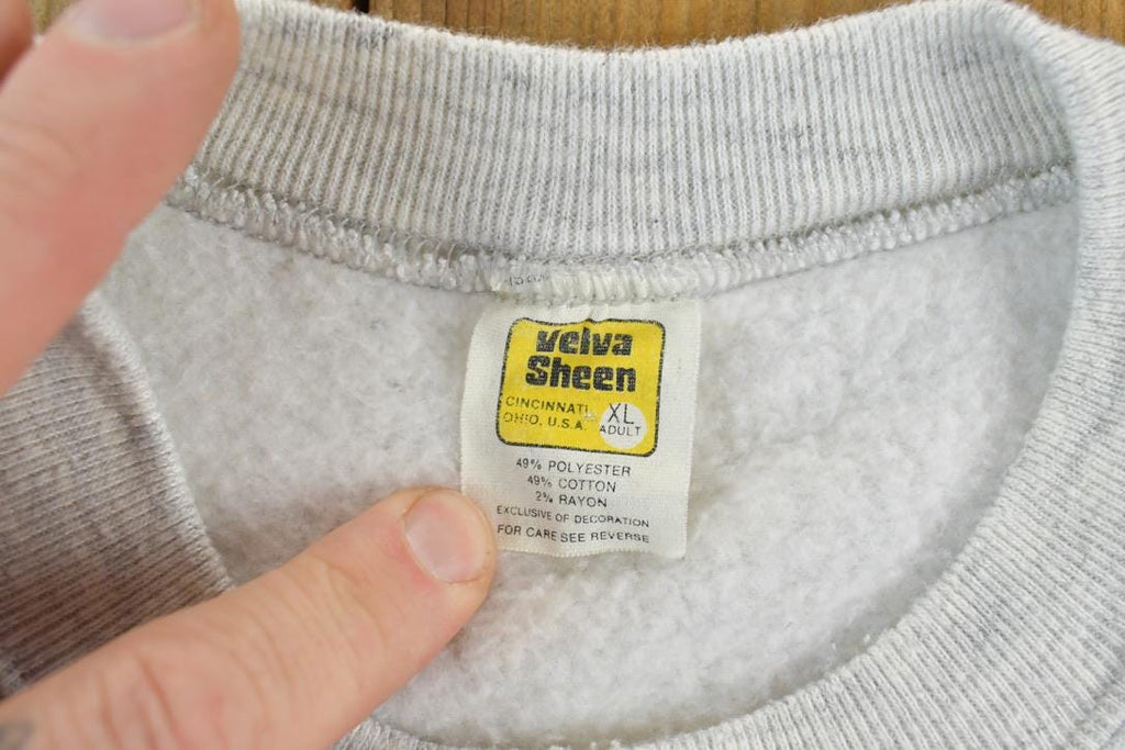 Vintage 1990s Velva Sheen Lehigh Money Dad Souvenir Crewneck Sweatshirt