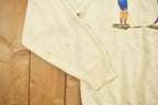 Vintage 1990s Susquehanna Trail Embroidered Golf Knitted Sweater