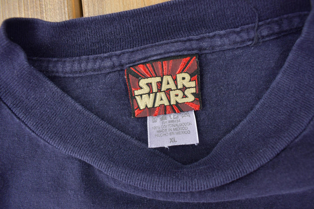 Vintage 1999 Star Wars Episode 1 All Over Print Tie Dye Promo T-Shirt
