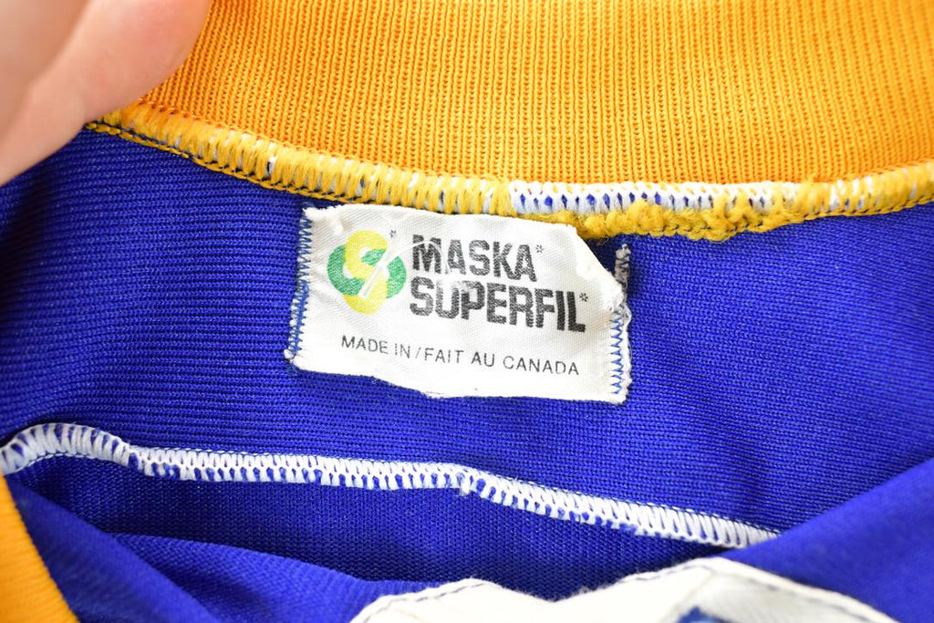 Vintage 1970s Wein Hockey Jersey Sweatshirt Mens S