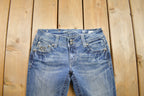 Vintage Y2K Miss Me Bedazzled Low Rise Jeans Size 26x32