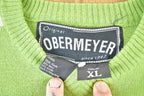 Vintage 1990s Obermeyer Youth Knit Abstract Pattern Crewneck Sweater Youth M