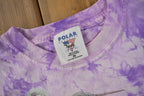 Vintage 1990s Hummingbirds Tie Dye All Over Print Graphic T-Shirt Size M