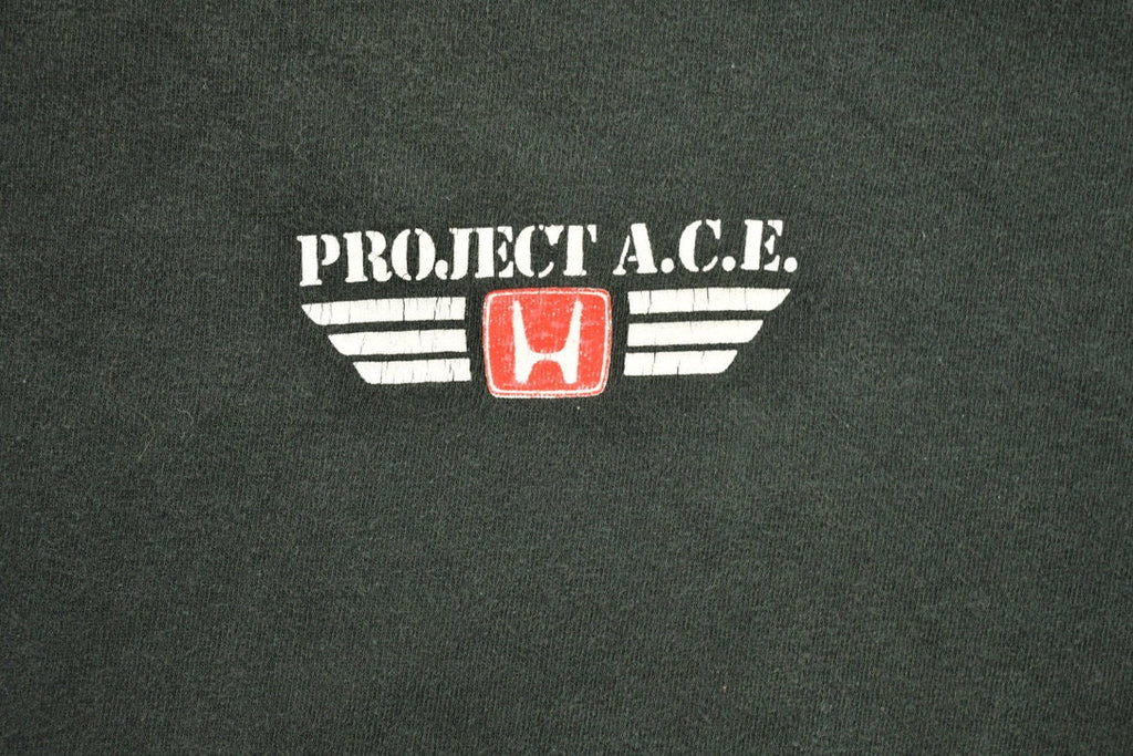 Vintage 1990s Project A.C.E Honda Graphic Long Sleeve Shirt