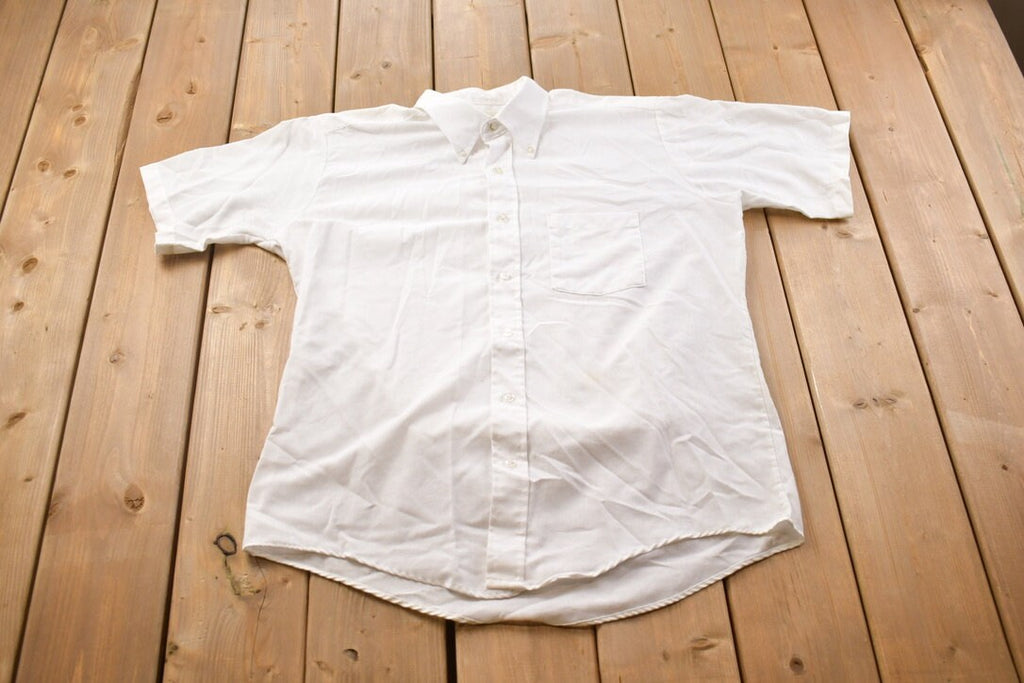 Vintage 1990s Gentlemens Wear House Blank Button Up Shirt