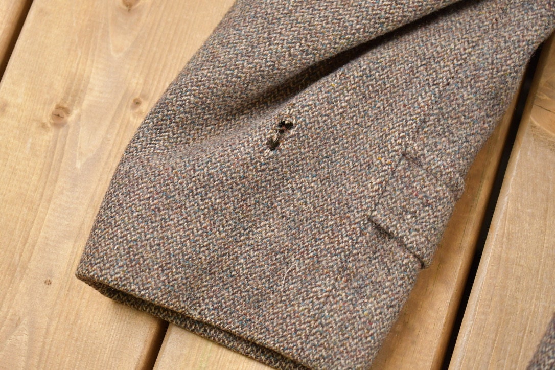 Vintage 1980s Pendleton Full Length Wool Trench Coat