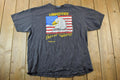 Vintage 1993 UAW Vet American Eagle Souvenir Single Stitch Graphic Print T-Shirt