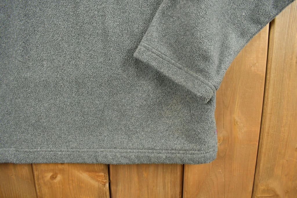 Vintage Tommy Hilfiger Embroidered Quarter Zip Fleece Sweatshirt
