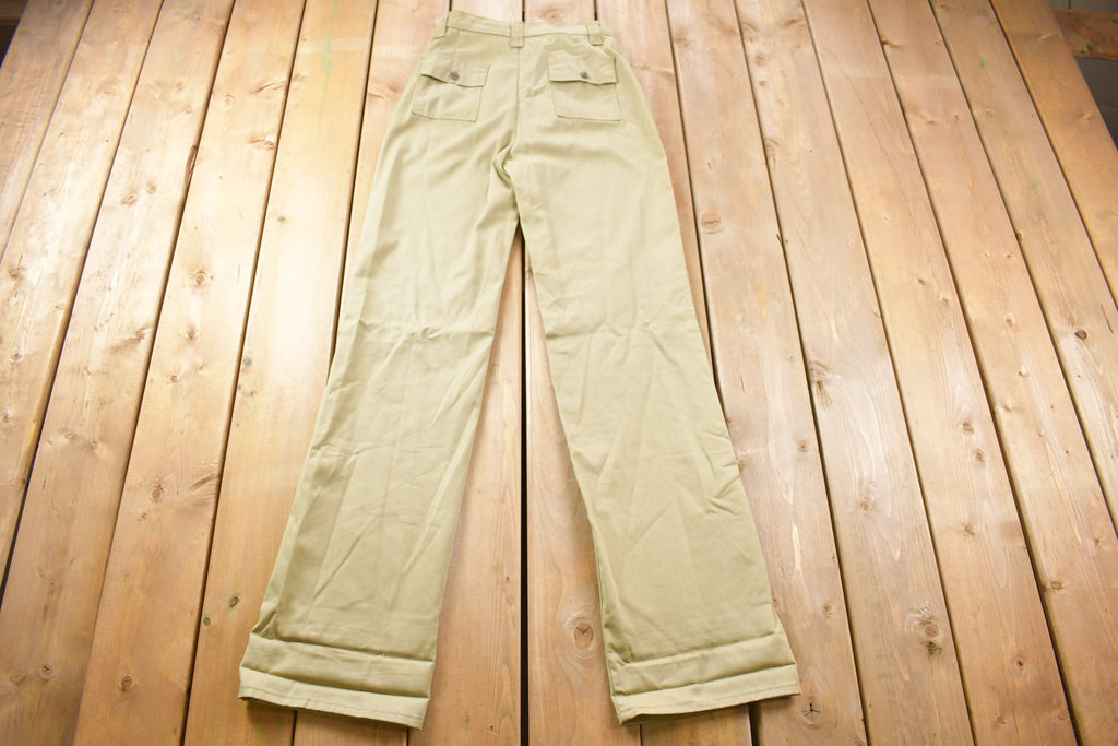 Vintage 1980s Khaki Pants Size 28 x 36