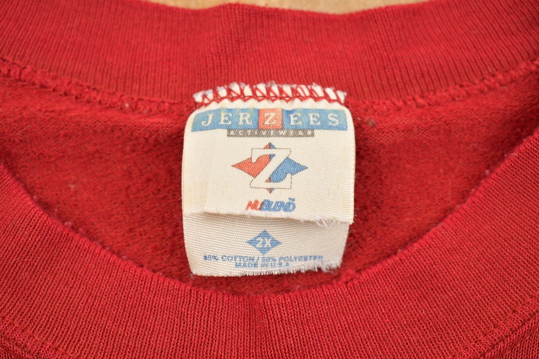 Vintage 1990s Blank Jerzees Crewneck Sweatshirt /