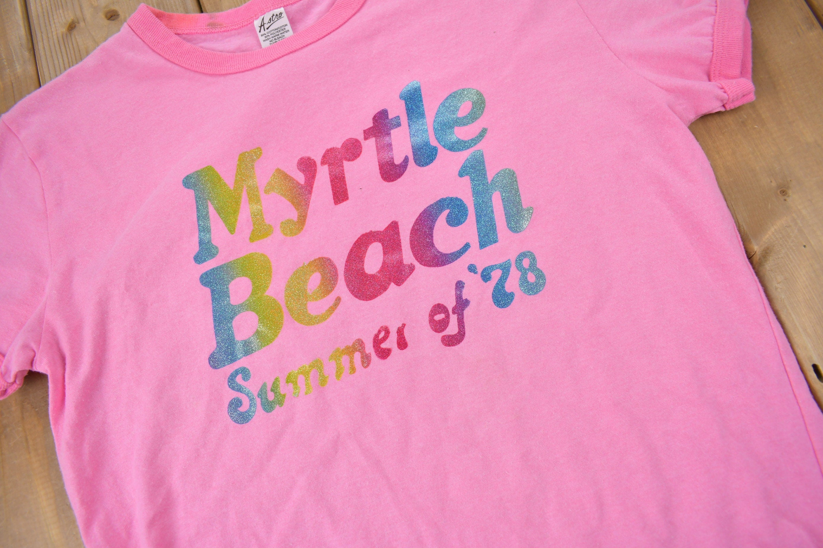 Vintage 1978 Myrtle Beach Summer Souvenir T Shirt