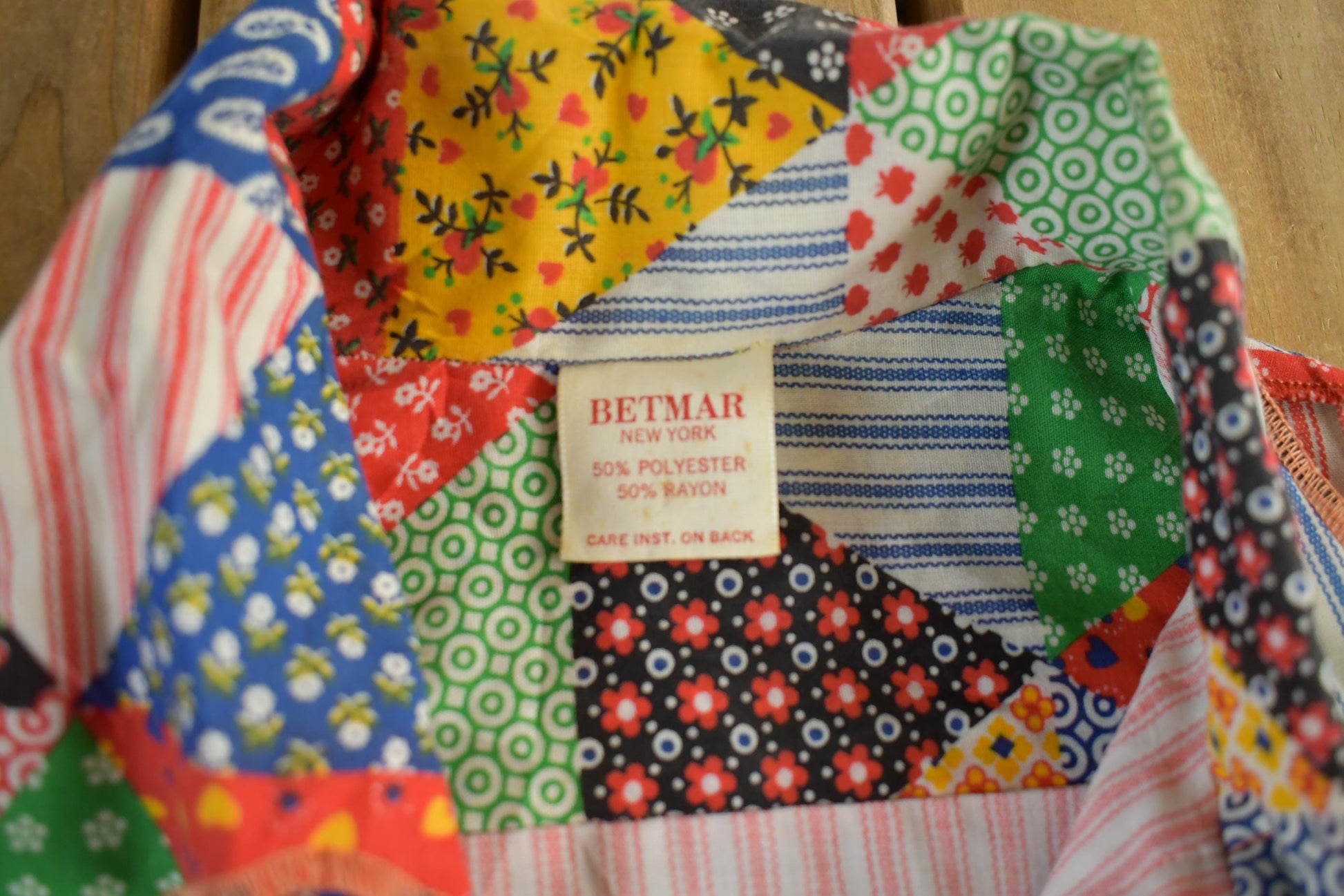 Vintage 1970s Striped Shirt Women's Medium