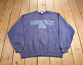 Vintage 1990s University Of Connecticut Gear Crewneck Made In USA