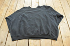 Vintage 1990s Hanes Her Way Blank Black Crewneck Sweatshirt Womens 3XL