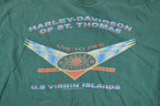 Vintage 1990s Harley Davidson St Thomas Graphic T-Shirt