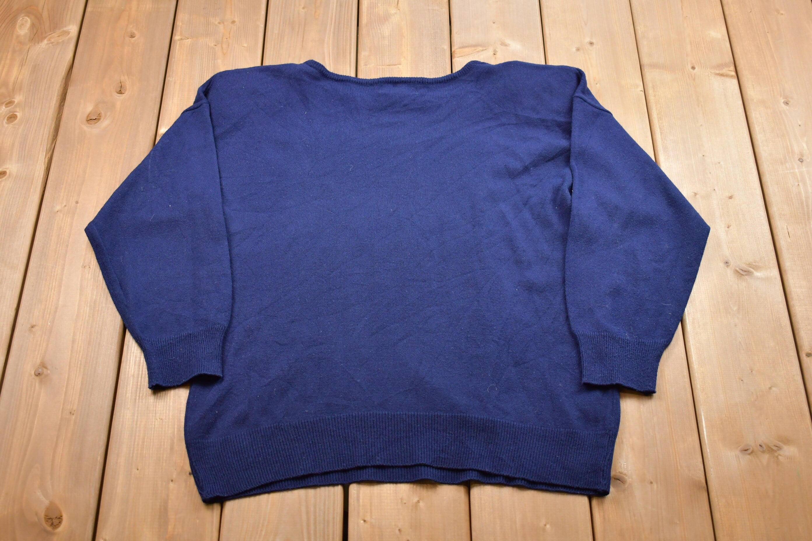 Vintage 1990s Embroidered Art Crewneck