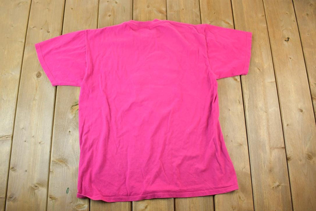 Vintage 1990s Minnesota Floral Souvenir Single Stitch Graphic Print T-Shirt Made In USA