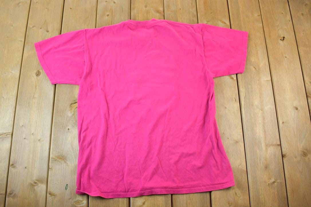 Vintage 1990s Minnesota Floral Souvenir Single Stitch Graphic Print T-Shirt Made In USA
