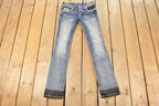 Vintage Deadstock Y2K Miss Me Bedazzled Low Rise Jeans Women's Size 26x31