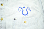 Vintage 1990s Indianapolis Colts NFL Button Up Shirt