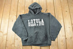 Vintage 1990s Loyola Swimming And Diving University Collegiate Hoodie