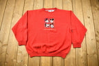 Vintage 1990s Mickey & Co Embroidered Crewneck