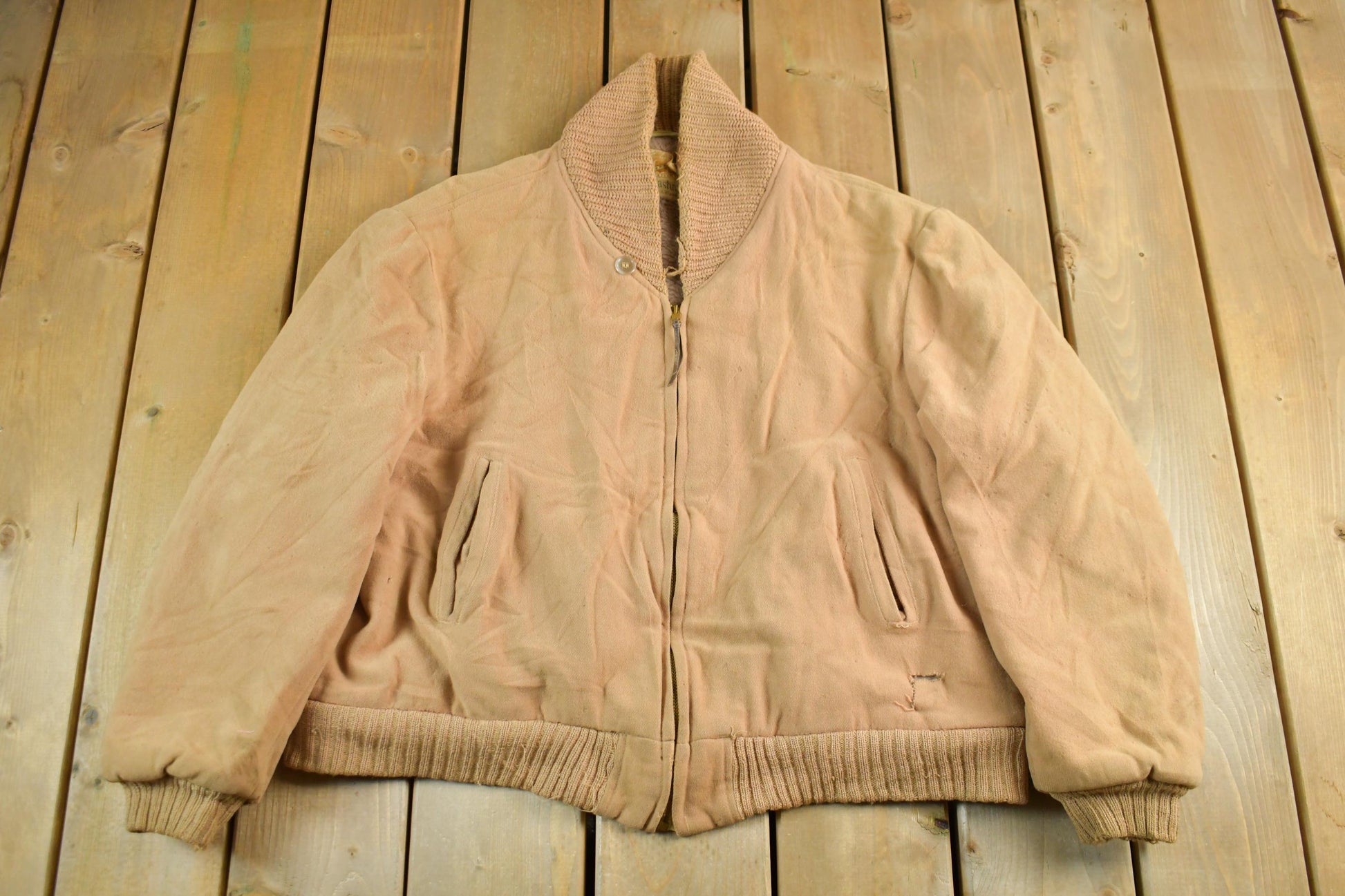 Vintage 1940s Wool & Cashmere Jacket Adult M-L