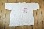 Vintage 1990s Bermuda Bananas Sailing Souvenir Single Stitch Graphic Print T-Shirt Made In USA