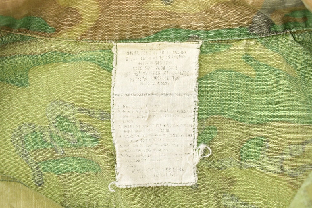 Vintage Military Button Up Shirt