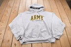 Vintage 1990s Army Hooded Sweatshirt