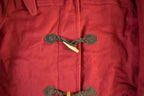 Vintage 90s LL Bean Wool Duffle Coat - Made In USA - Women's Size 12