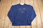 Vintage 1990s Cute Angel Double Collar Crewneck Sweater