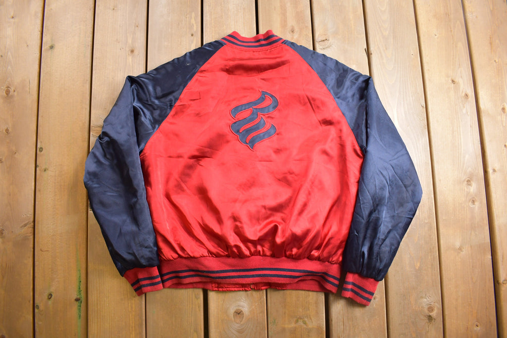 Vintage 1990s Roca Wear Satin Bomber Jacket