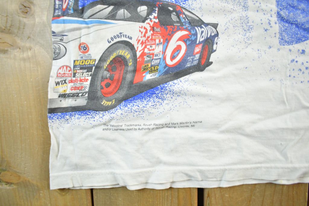 Vintage 2000s Valvoline NASCAR Racing Graphic T-Shirt Men's Large