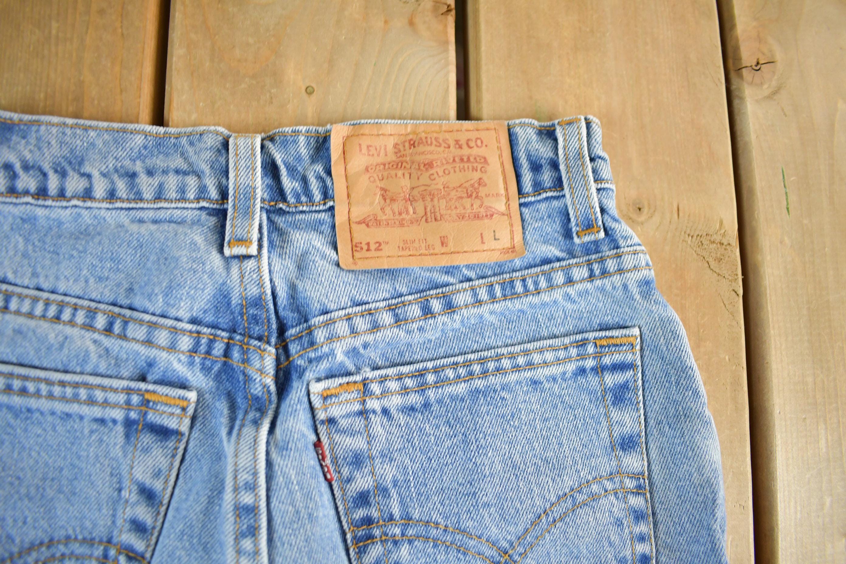 Vintage 1990s Levi's 512 Denim Jeans Women's 25 x 32