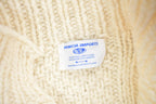 Vintage 1990s Venicia Imports 100% Wool Cable Knit Cardigan Sweater