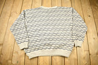 Vintage 1990s Susquehanna Trail 3D Cable Knit Crewneck Sweater