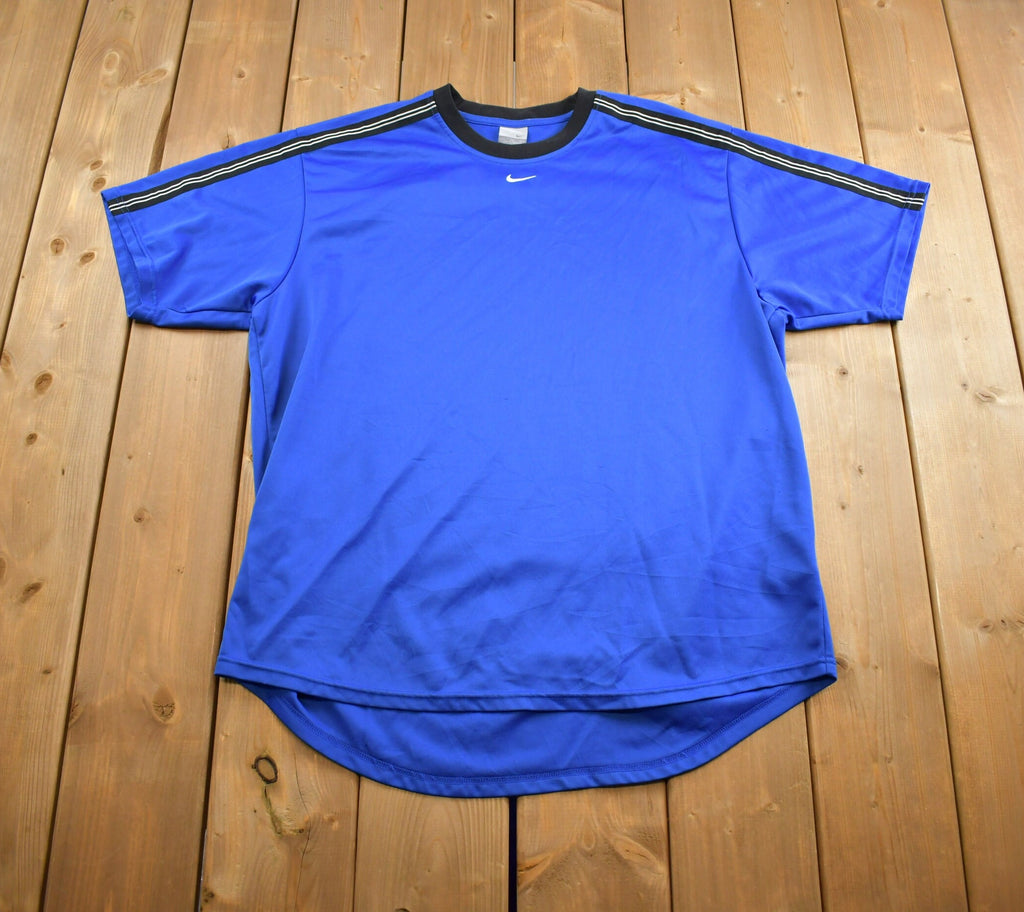 Vintage 2000s Nike Embroidered Silk T-Shirt