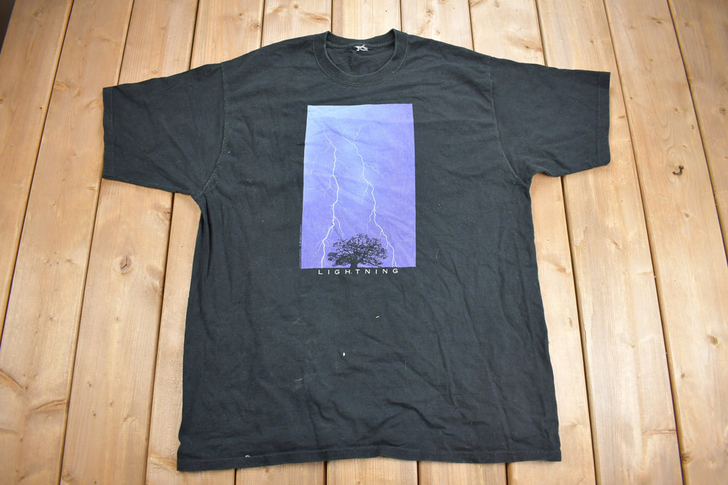 Vintage 1999 Lightning Graphic T Shirt