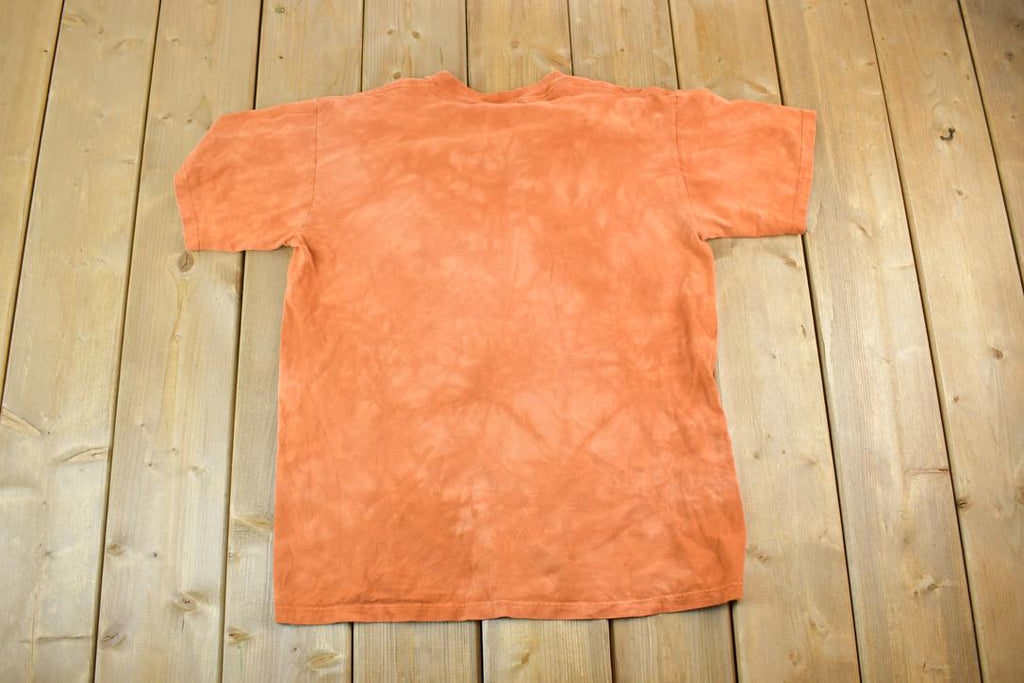Vintage 1990s The Mountain Tiger Proud Face Souvenir Single Stitch Graphic Print T-Shirt Made In USA