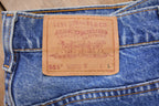 Vintage 1990s Levi's 551 Red Tab Jeans Size 32 x 32