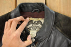 Vintage 1990s Avirex Racing Leather Jacket Men's Small